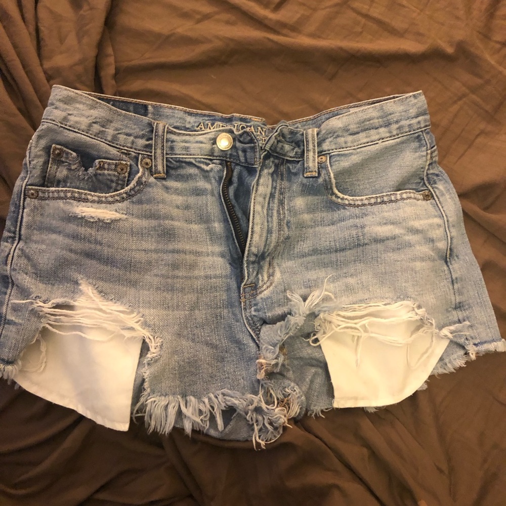 American eagle high rise festival shorts!
